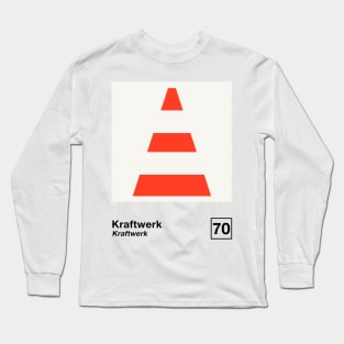 Kraftwerk / Minimalist Style Poster Artwork Design Long Sleeve T-Shirt